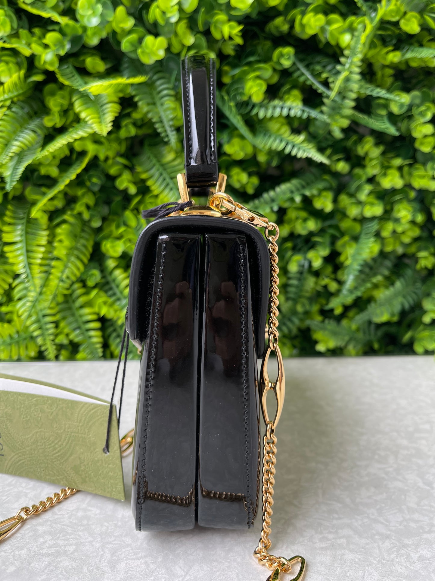 Gucci Sylvie 1969 Verniz Preta