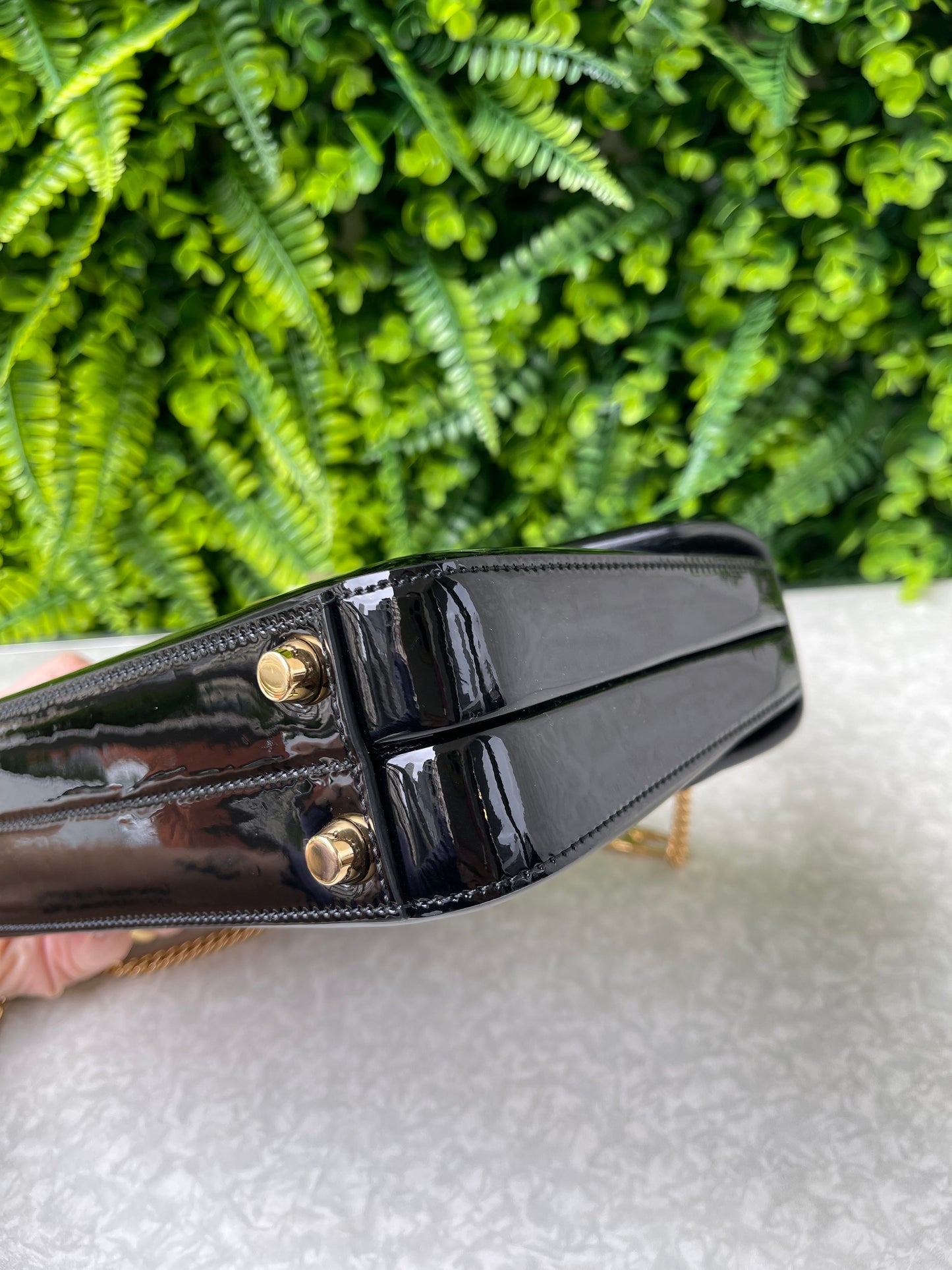 Gucci Sylvie 1969 Verniz Preta