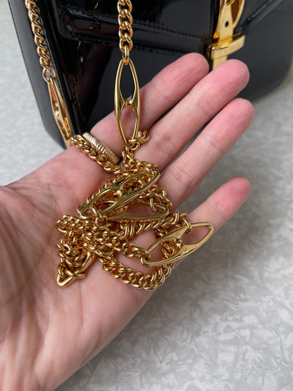 Gucci Sylvie 1969 Verniz Preta