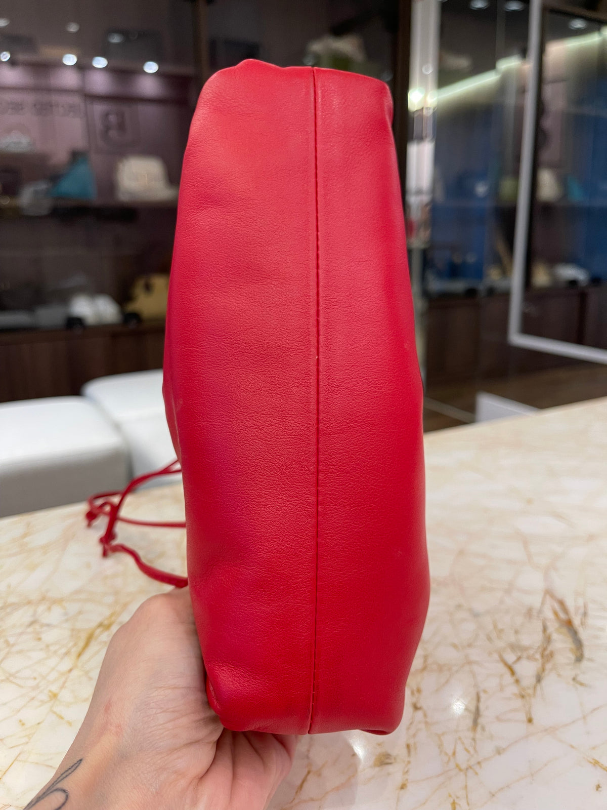 Bottega Veneta The Pouch Vermelha
