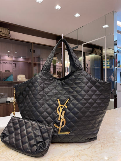 Saint Laurent Icare Tote Preta