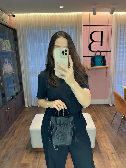 Gucci Bucket Mini Blondie Preta