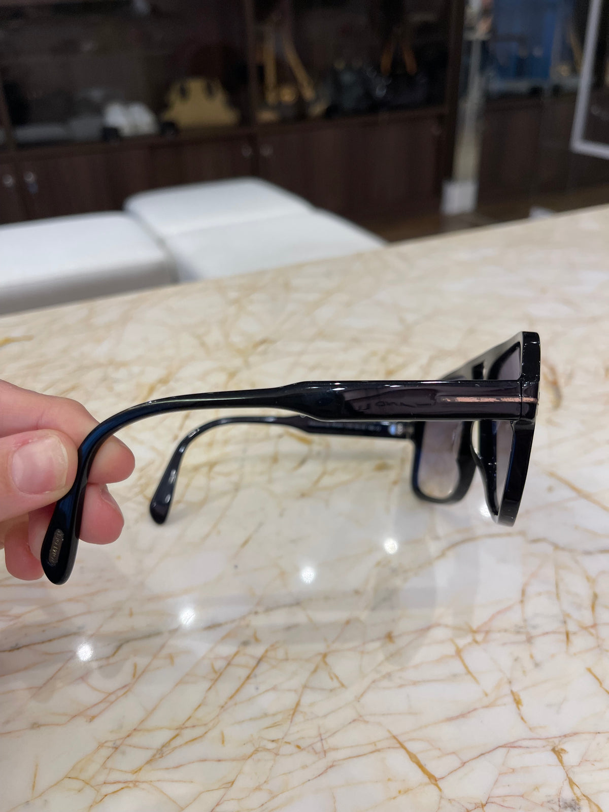 Óculos de Sol Tom Ford Falcone Preto