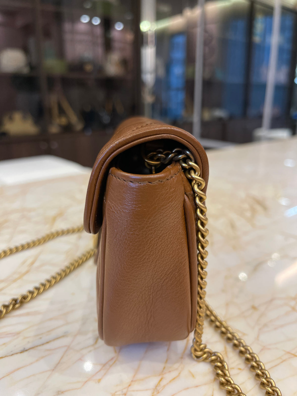 Gucci Marmont GG Mini Marrom