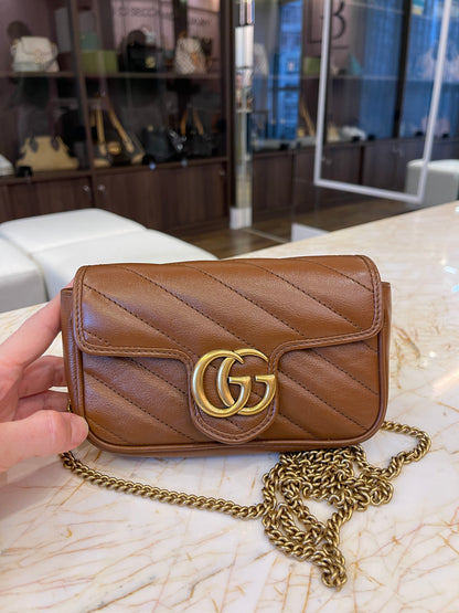 Gucci Marmont GG Mini Marrom