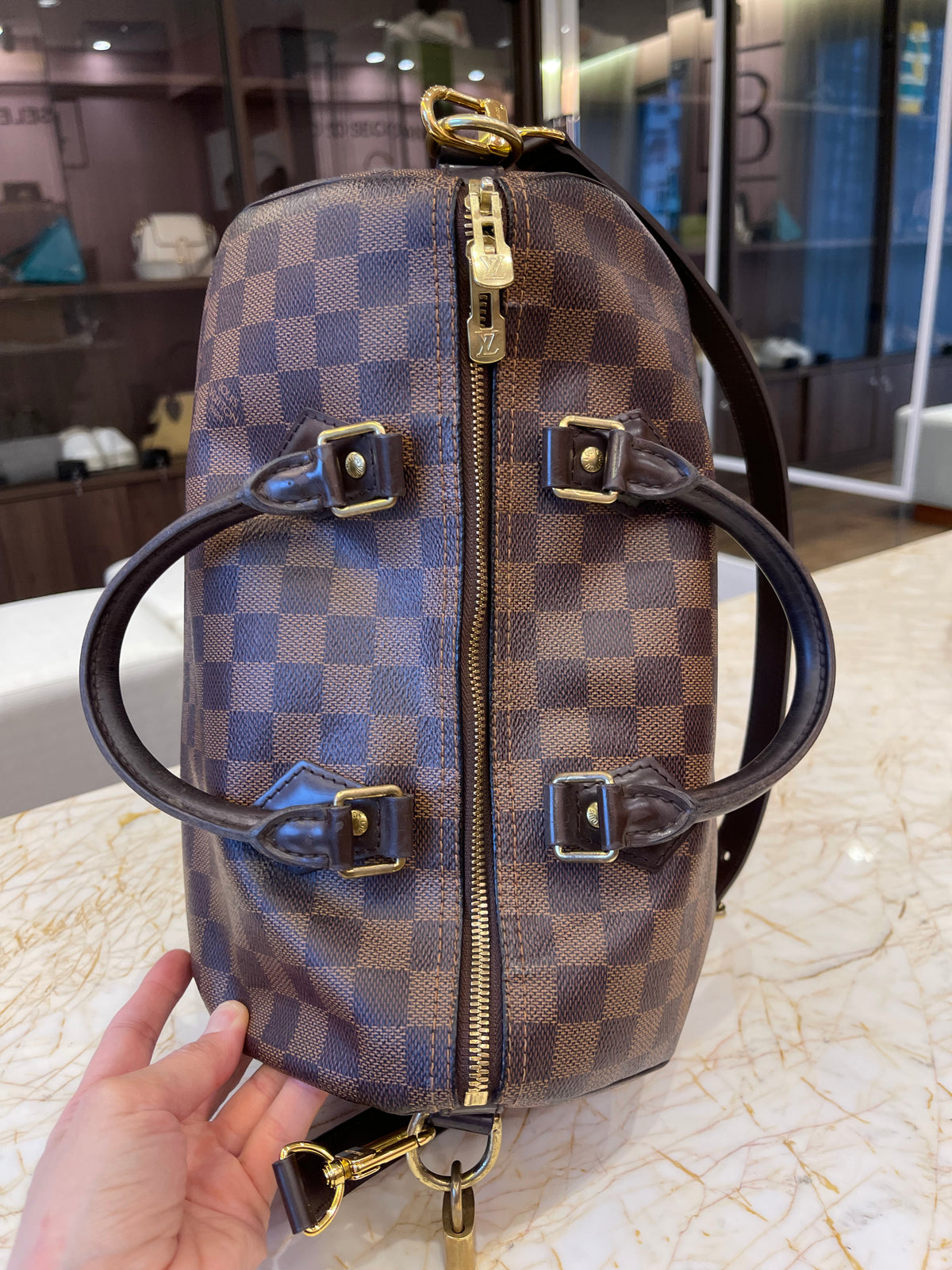 Louis Vuitton Bandouliere Speedy Damier Ebene