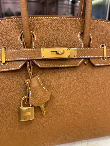 Hermès Birkin 30 Togo Gold