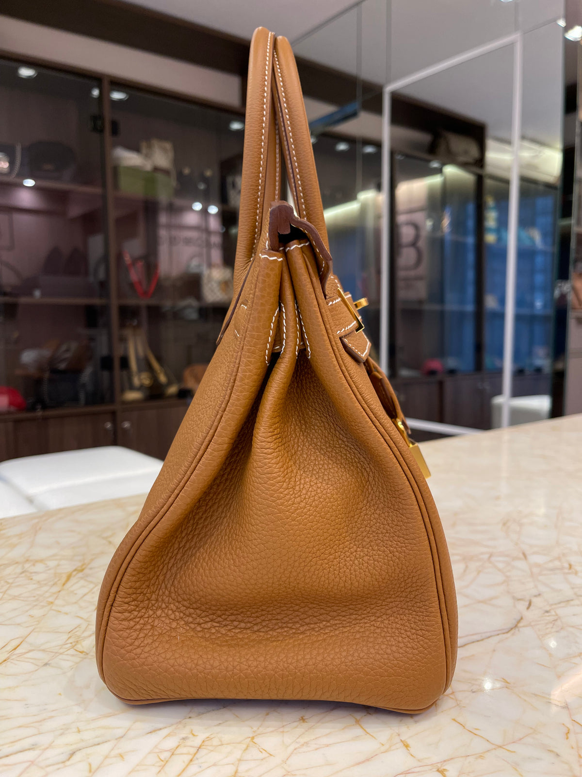 Hermès Birkin 30 Togo Gold