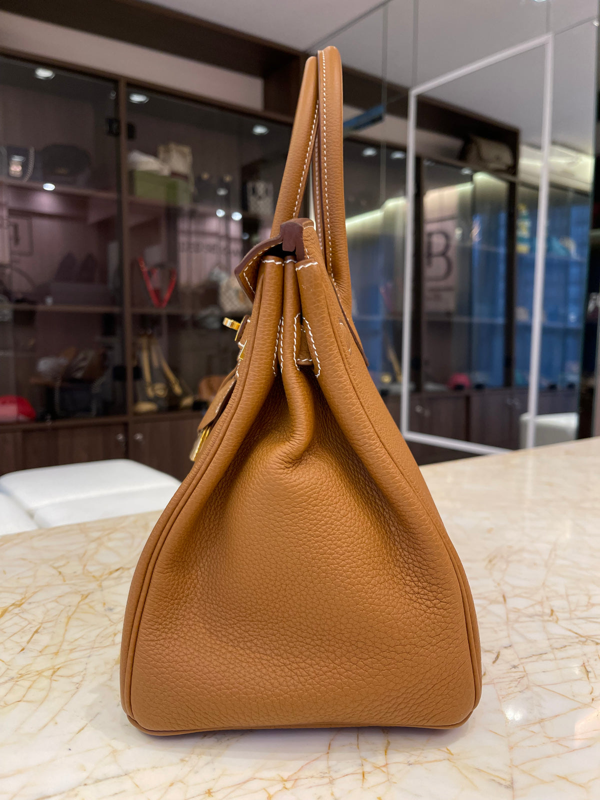 Hermès Birkin 30 Togo Gold