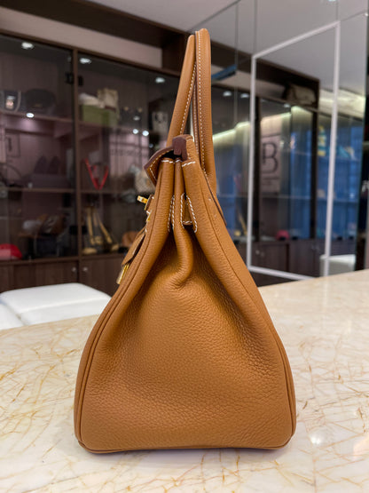 Hermès Birkin 30 Togo Gold