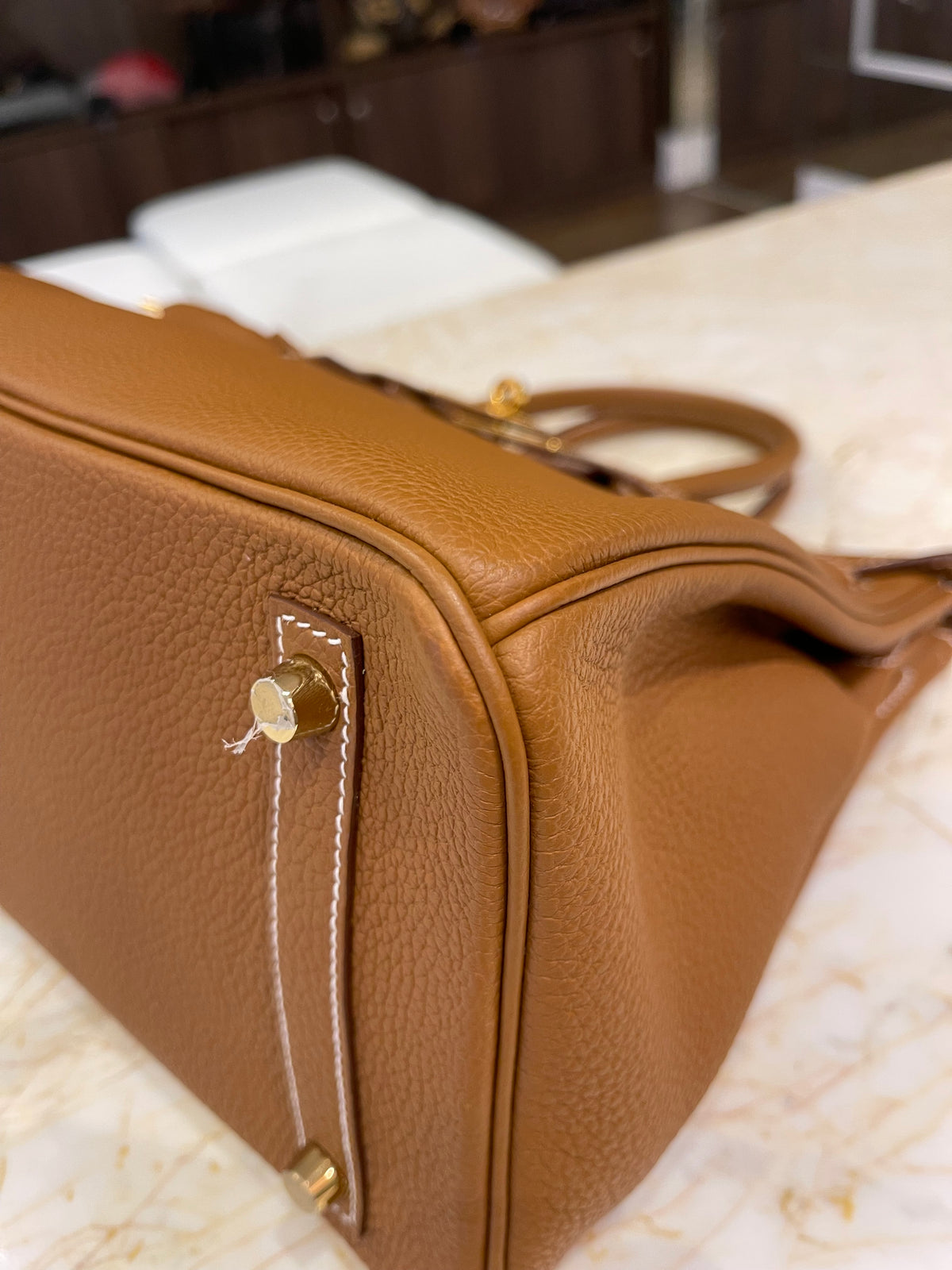 Hermès Birkin 30 Togo Gold
