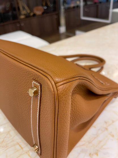 Hermès Birkin 30 Togo Gold