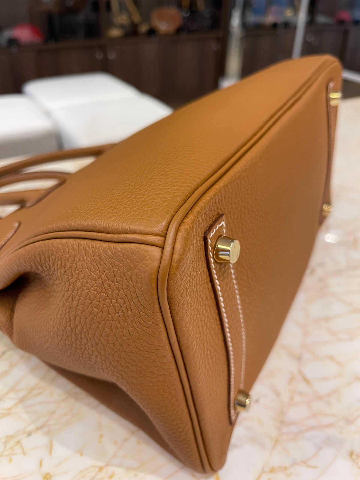 Hermès Birkin 30 Togo Gold