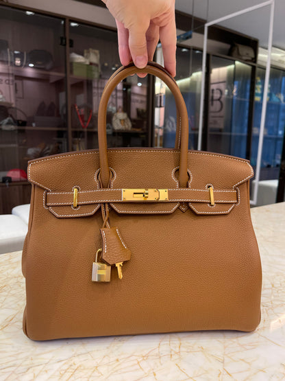 Hermès Birkin 30 Togo Gold