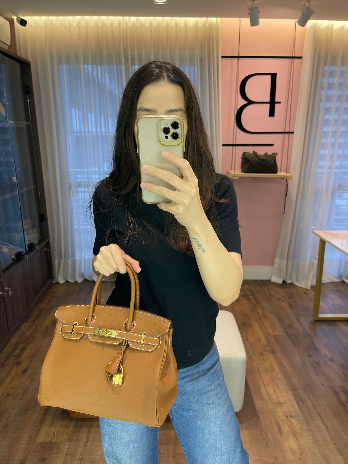 Hermès Birkin 30 Togo Gold