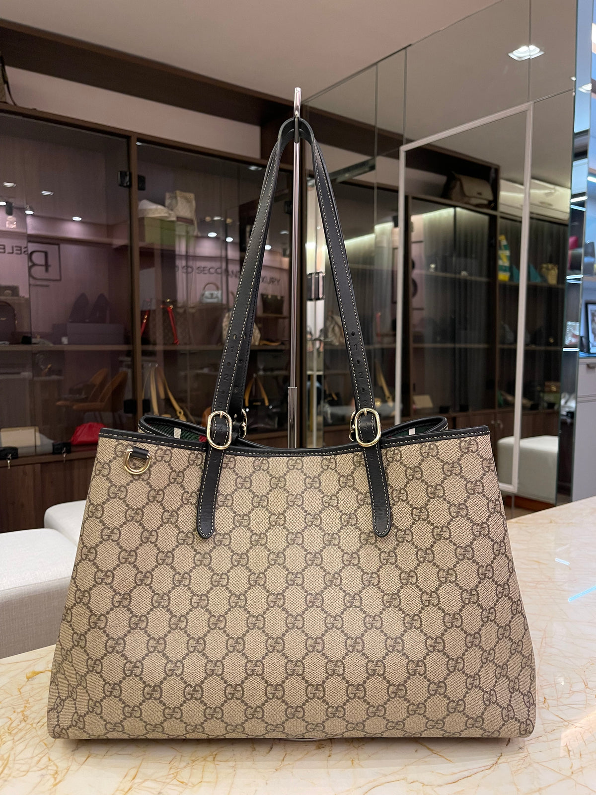 Gucci Emblem Large Tote