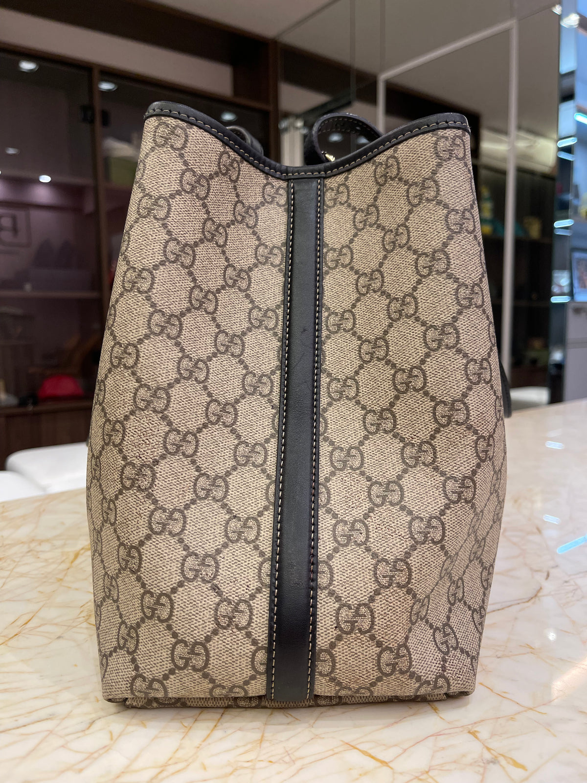Gucci Emblem Large Tote