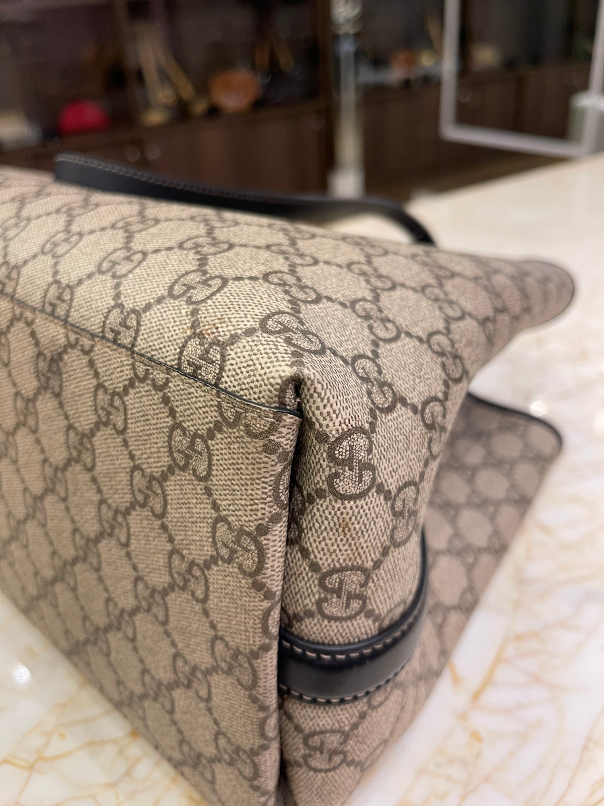 Gucci Emblem Large Tote