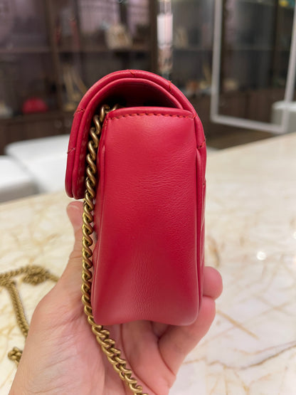 Gucci Mini Marmont GG Vermelha