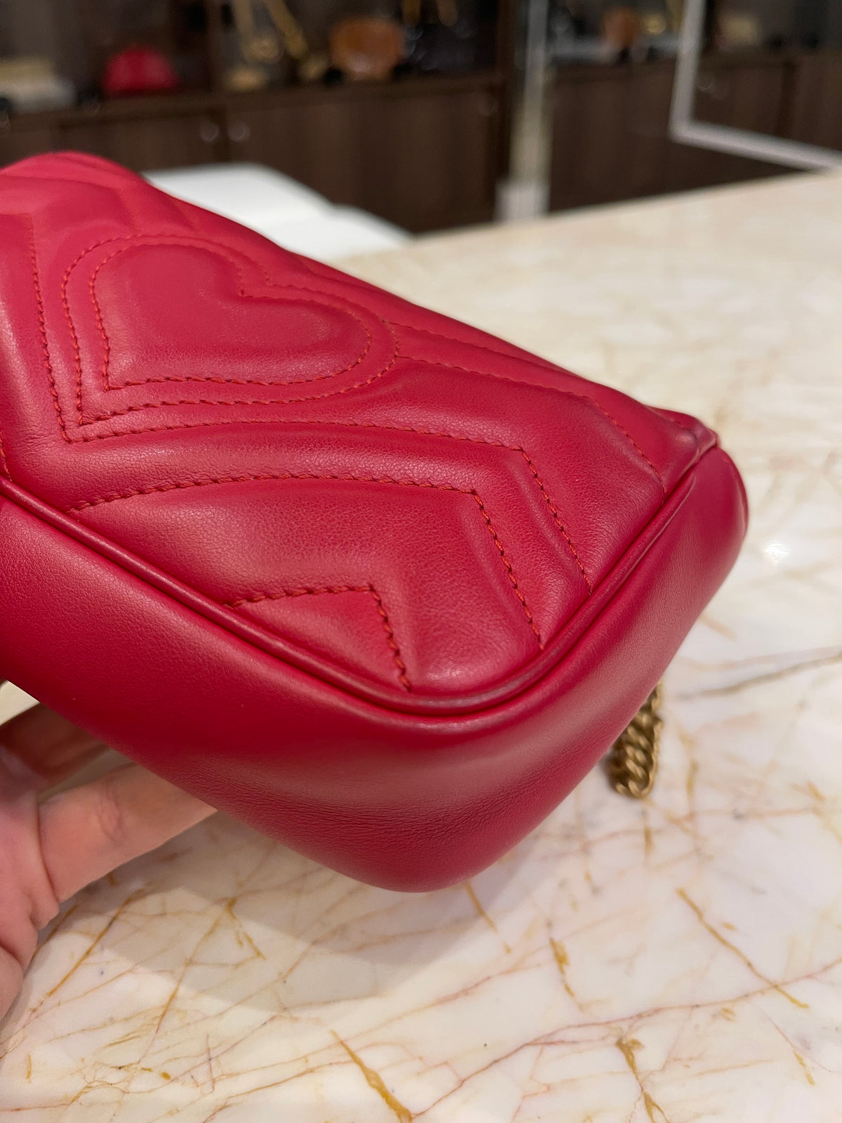 Gucci Mini Marmont GG Vermelha