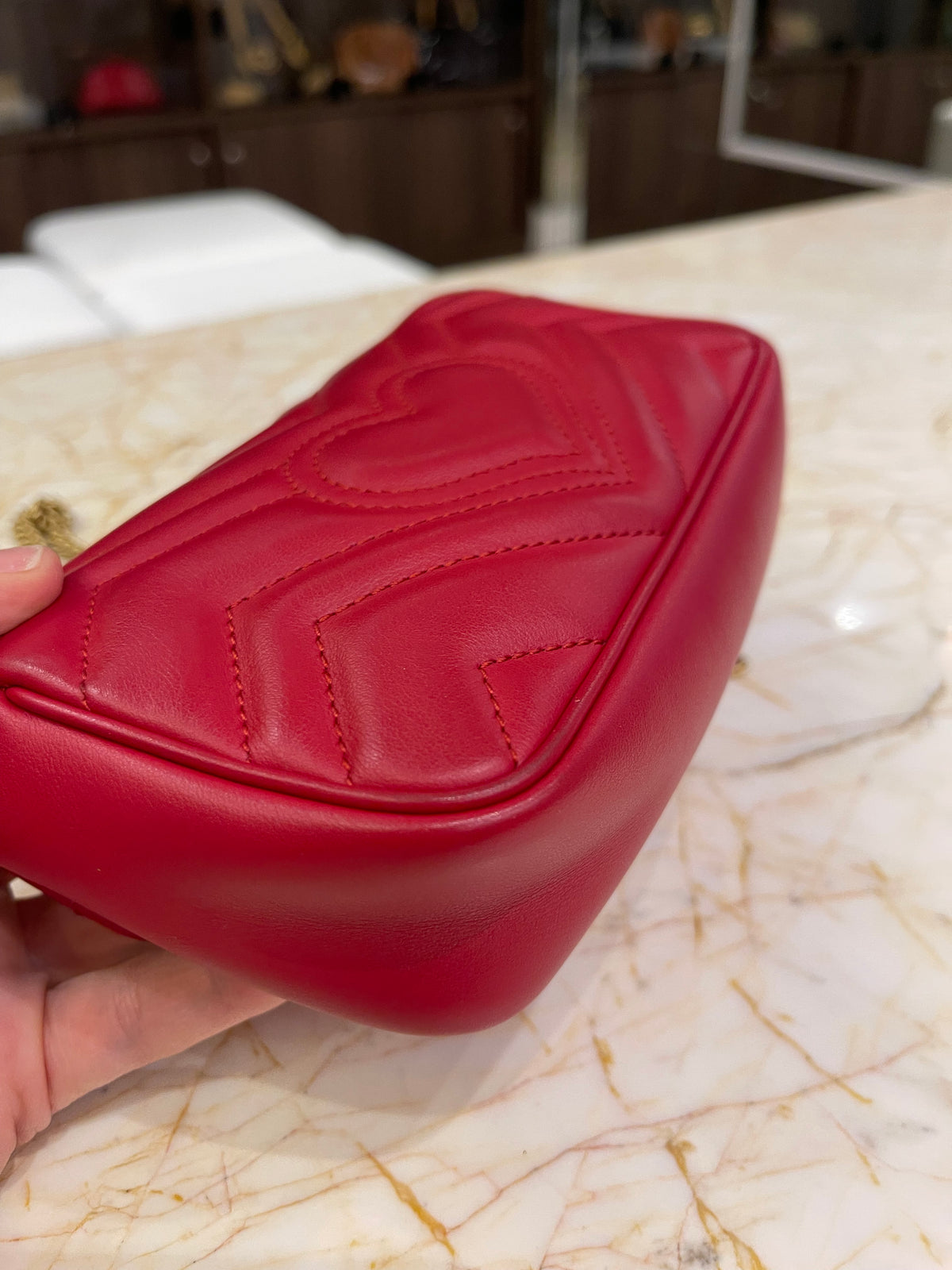 Gucci Mini Marmont GG Vermelha