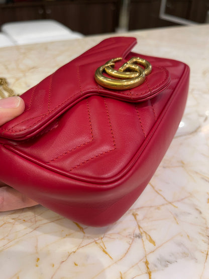Gucci Mini Marmont GG Vermelha