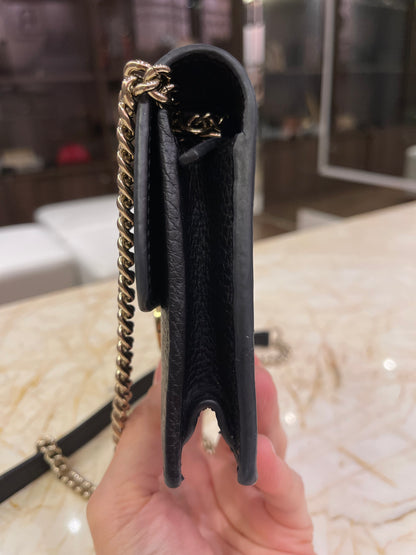 Gucci Interlocking G Dollar Chain Preta