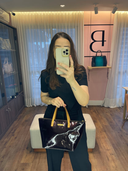 Louis Vuitton Bellevue Verniz Vinho
