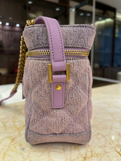Saint Laurent Denim 80s Vanity Bag