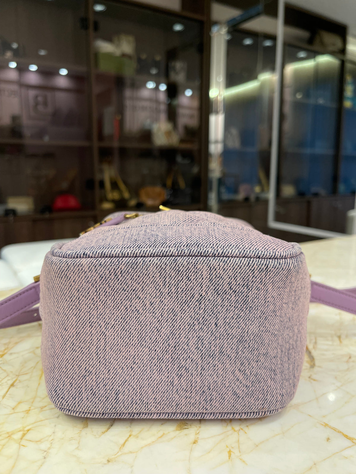 Saint Laurent Denim 80s Vanity Bag