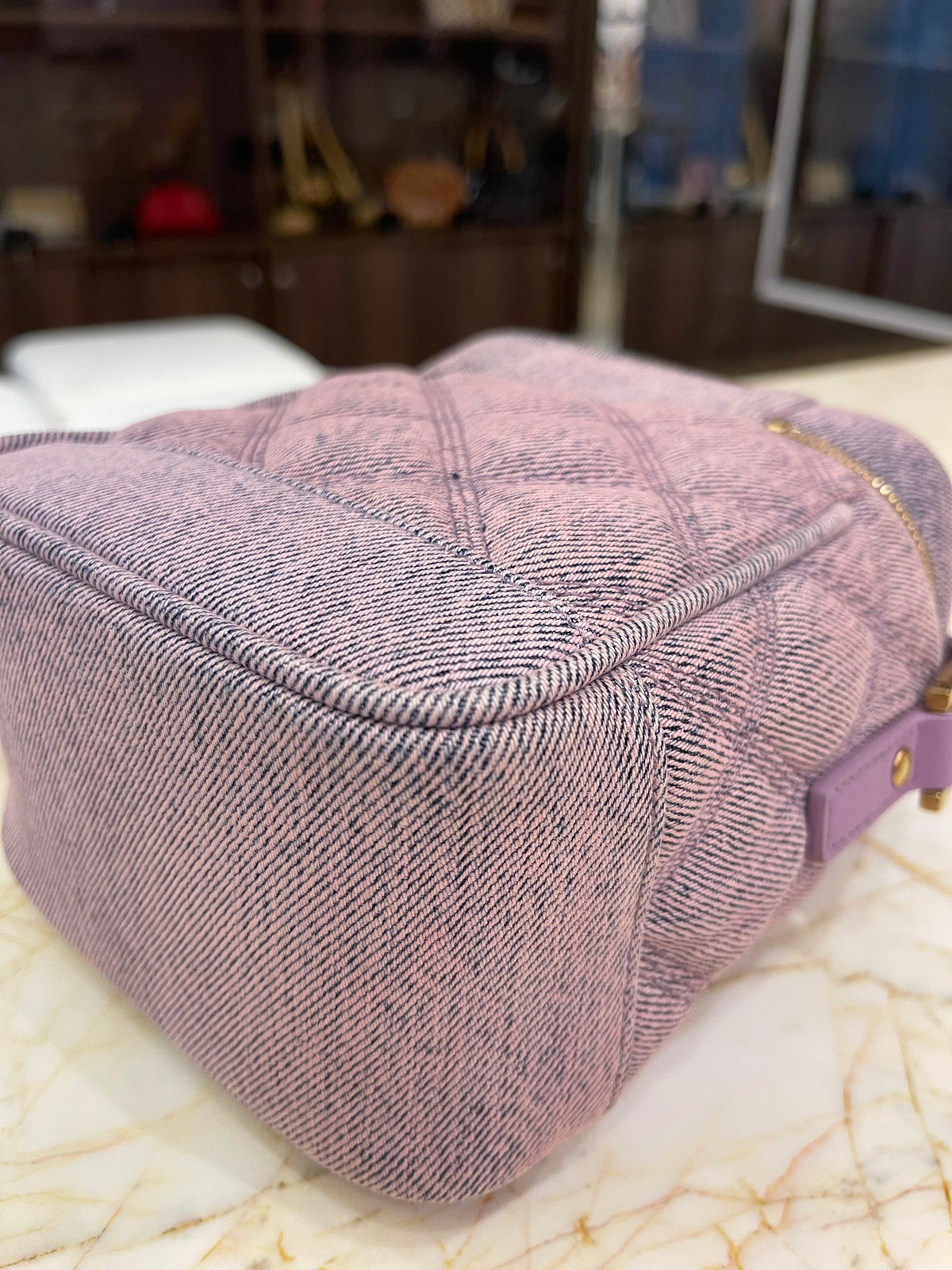 Saint Laurent Denim 80s Vanity Bag