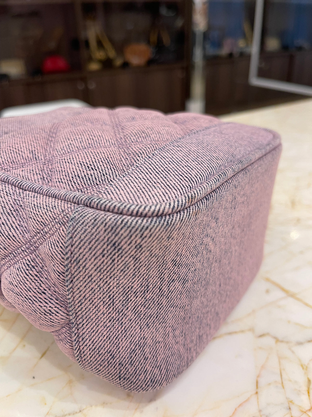 Saint Laurent Denim 80s Vanity Bag