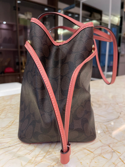 Coach Signature Drawstring Carryall
