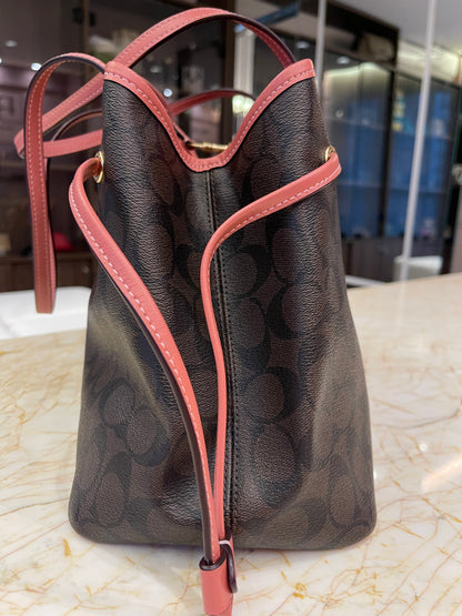 Coach Signature Drawstring Carryall