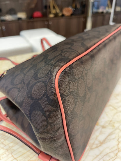 Coach Signature Drawstring Carryall