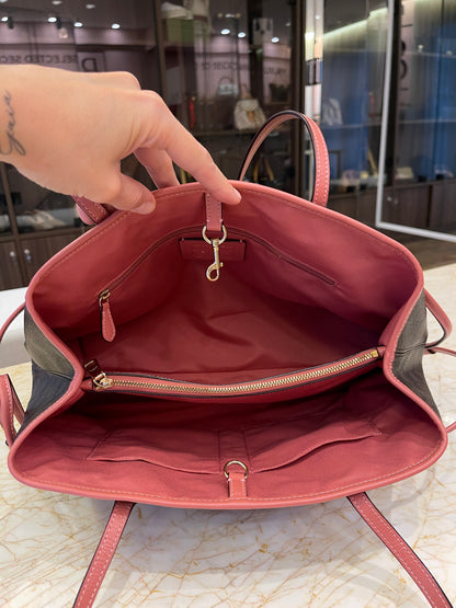 Coach Signature Drawstring Carryall
