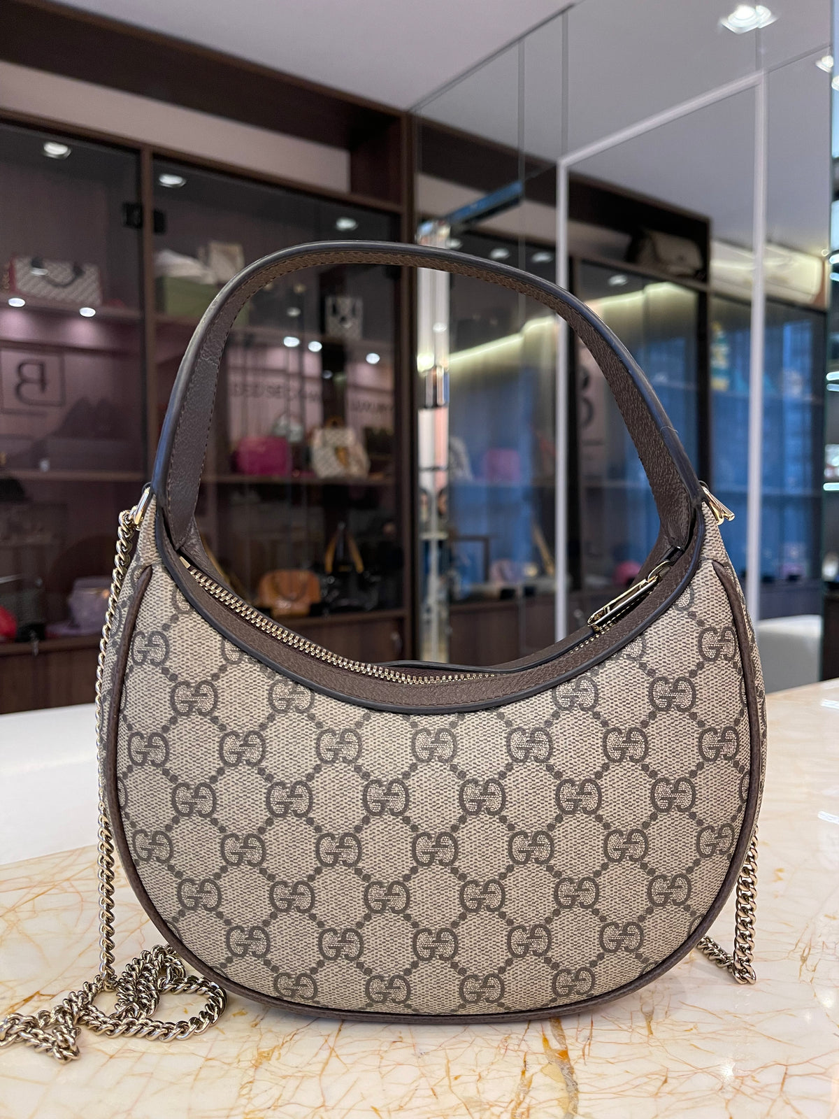 Gucci Ophidia Half Moon Monograma