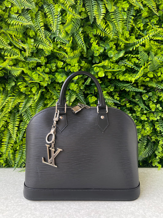 Louis Vuitton Alma em Couro EPI Preto