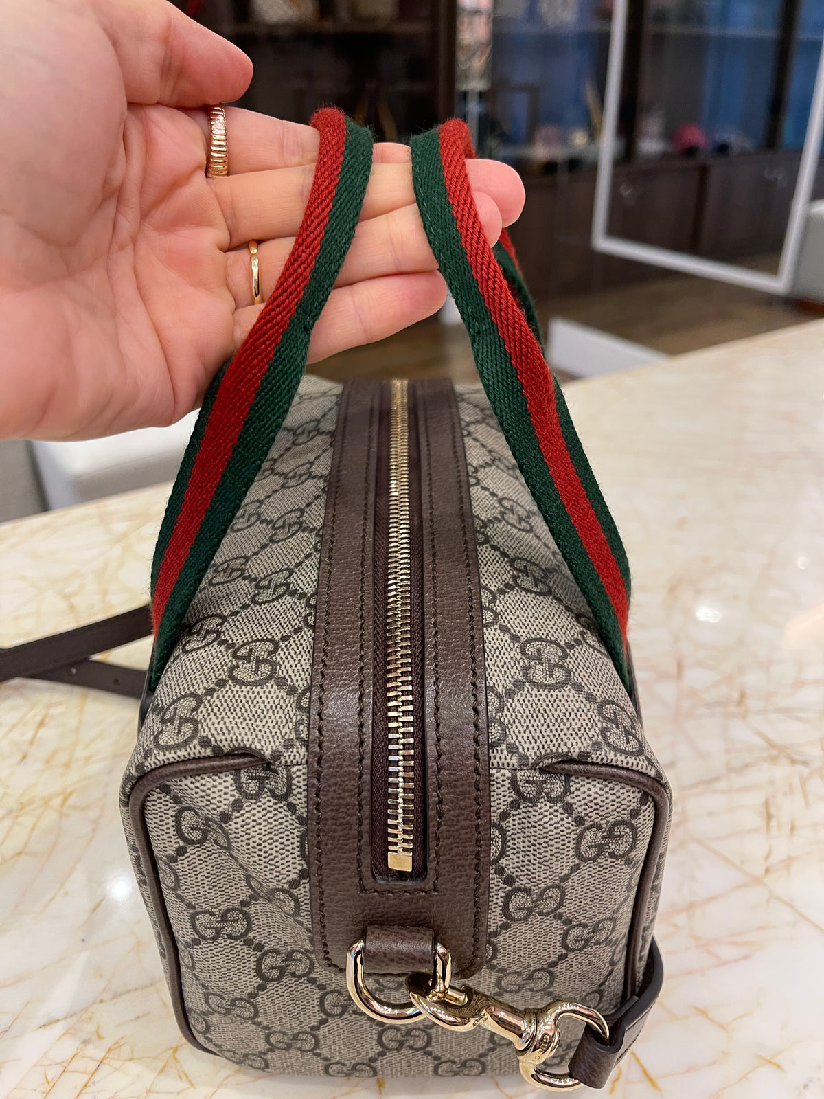Gucci Mini GG Supreme Crossbody