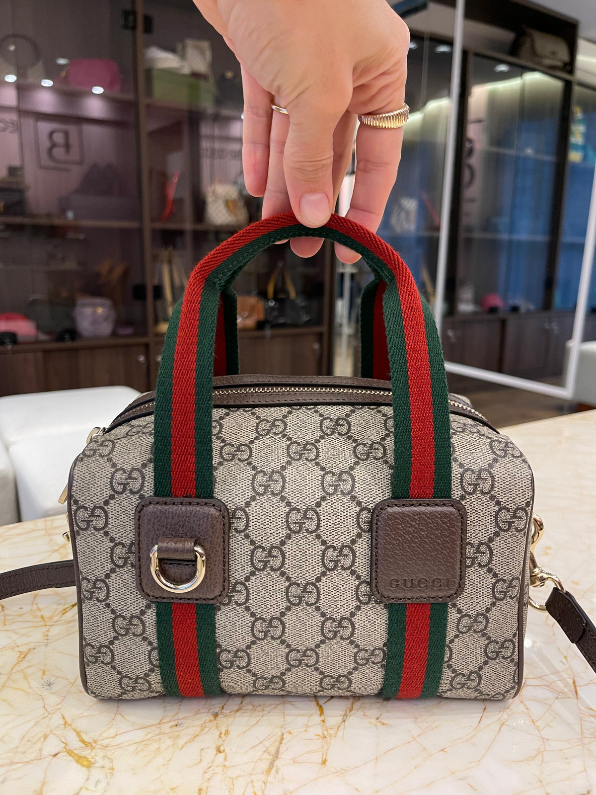 Gucci Mini GG Supreme Crossbody