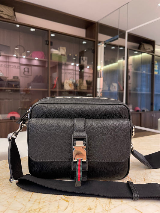 Gucci Web Stripe Messenger Small