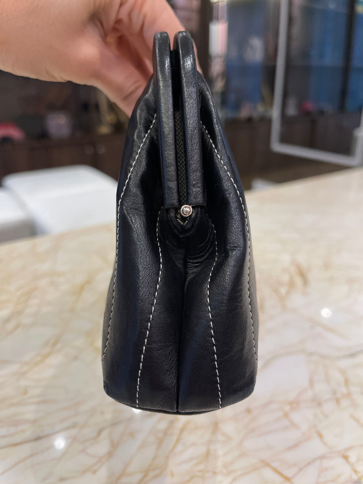 Clutch Chanel Mademoiselle Ligne Preta