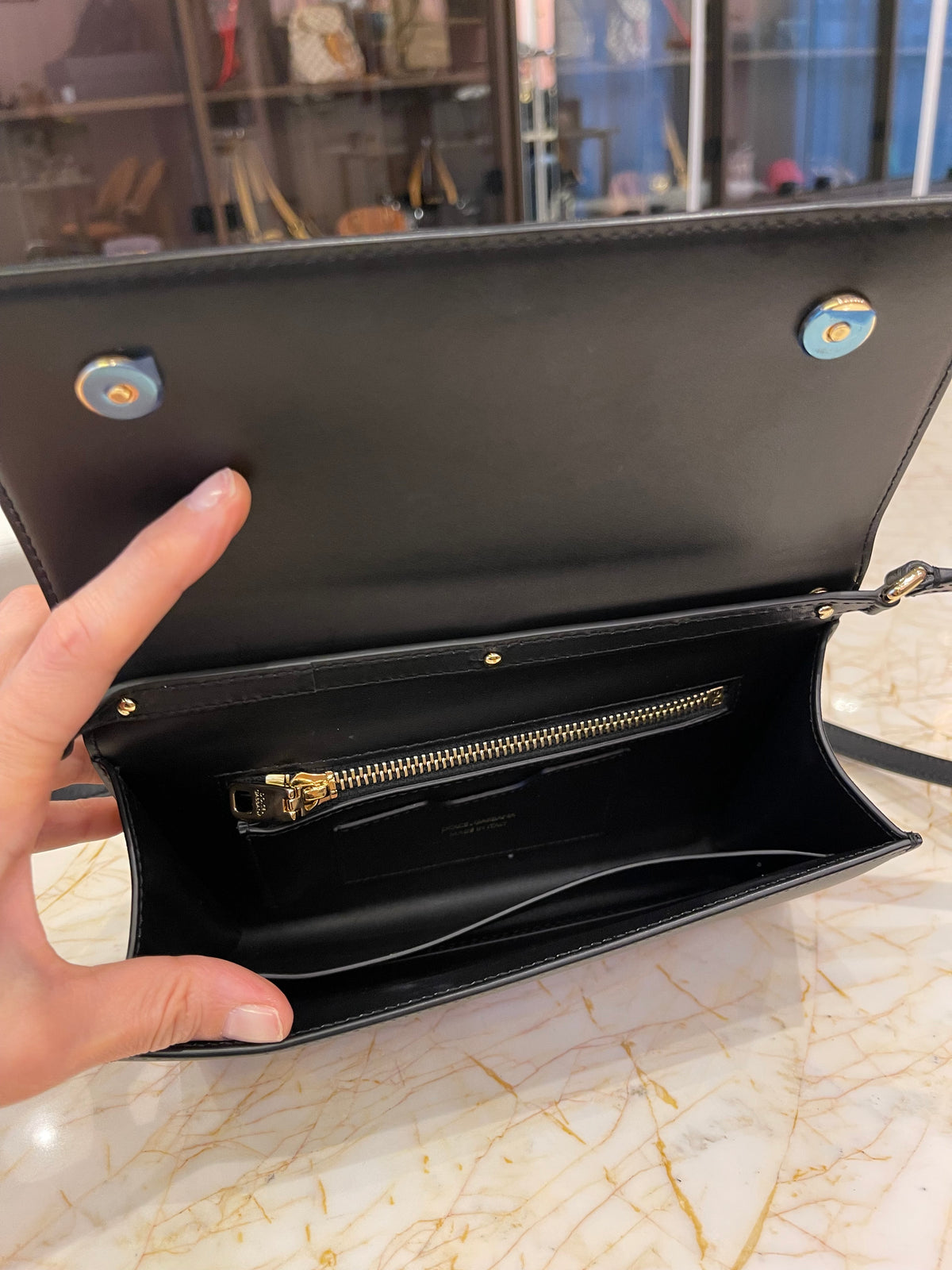 Dolce & Gabbana Clutch 3.5 Preta