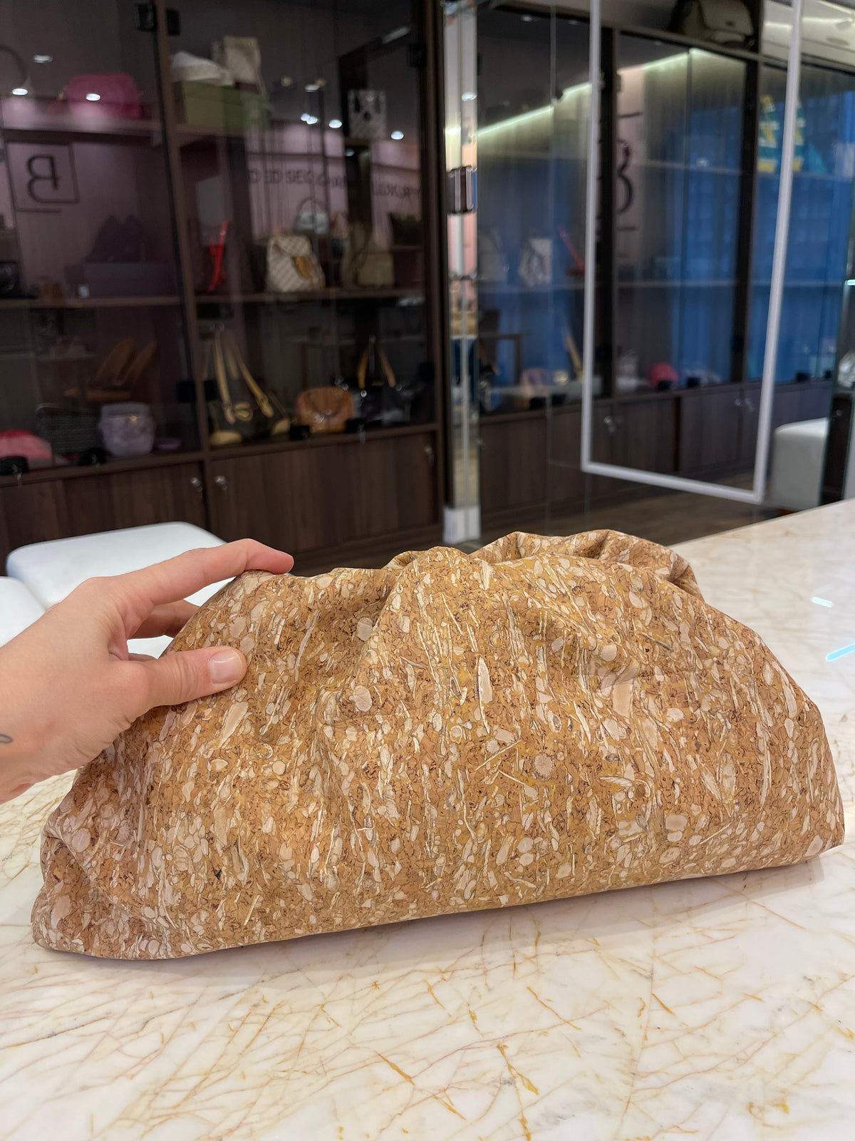 Bottega Veneta The Pouch Bege
