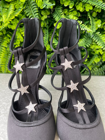 Sapato Christian Dior Satin Galaxy Heels
