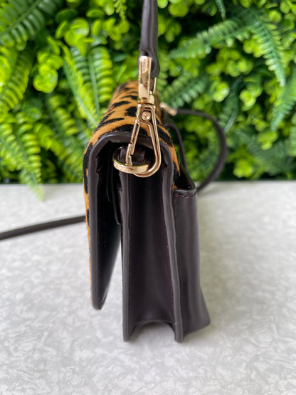 Michael Kors Leather Crossbody Animal Print