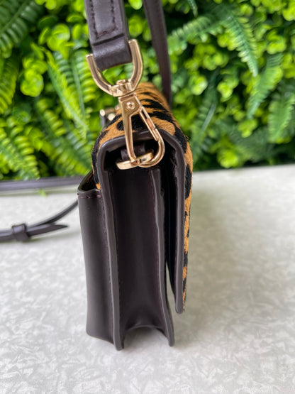 Michael Kors Leather Crossbody Animal Print