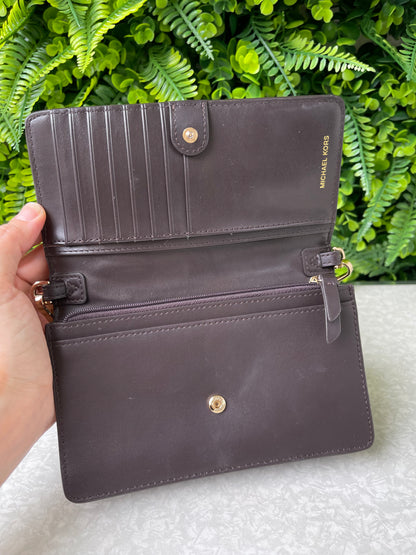 Michael Kors Leather Crossbody Animal Print