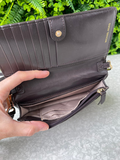 Michael Kors Leather Crossbody Animal Print