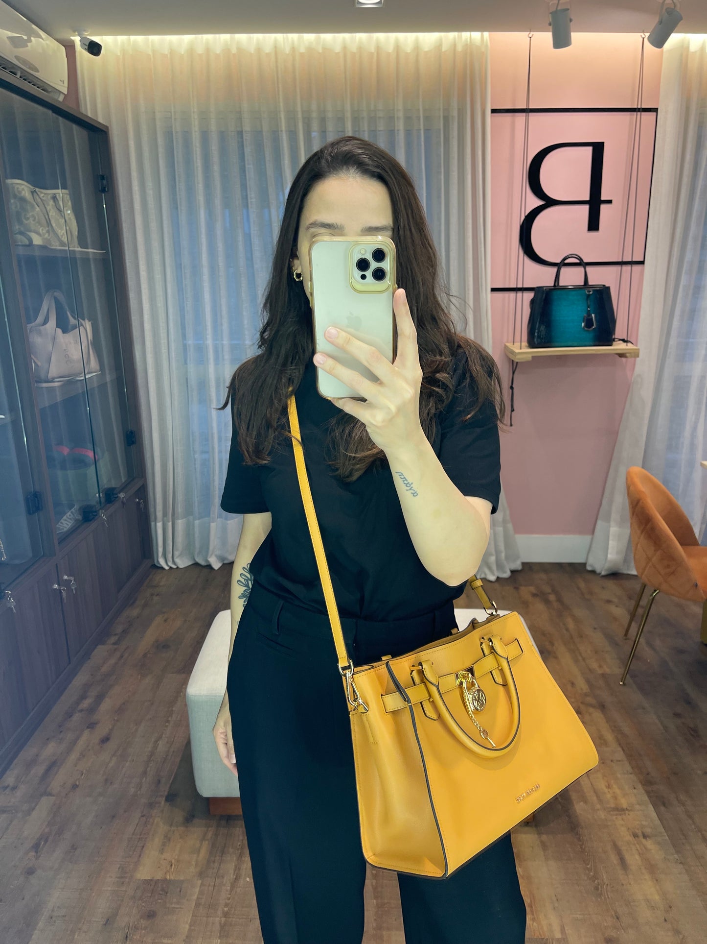 Michael Kors Hamilton Amarela